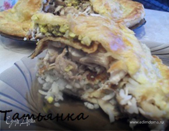 Пирог "Курник"по старорусскому рецепту. Пирог "Курник"по старорусскому рецепту.