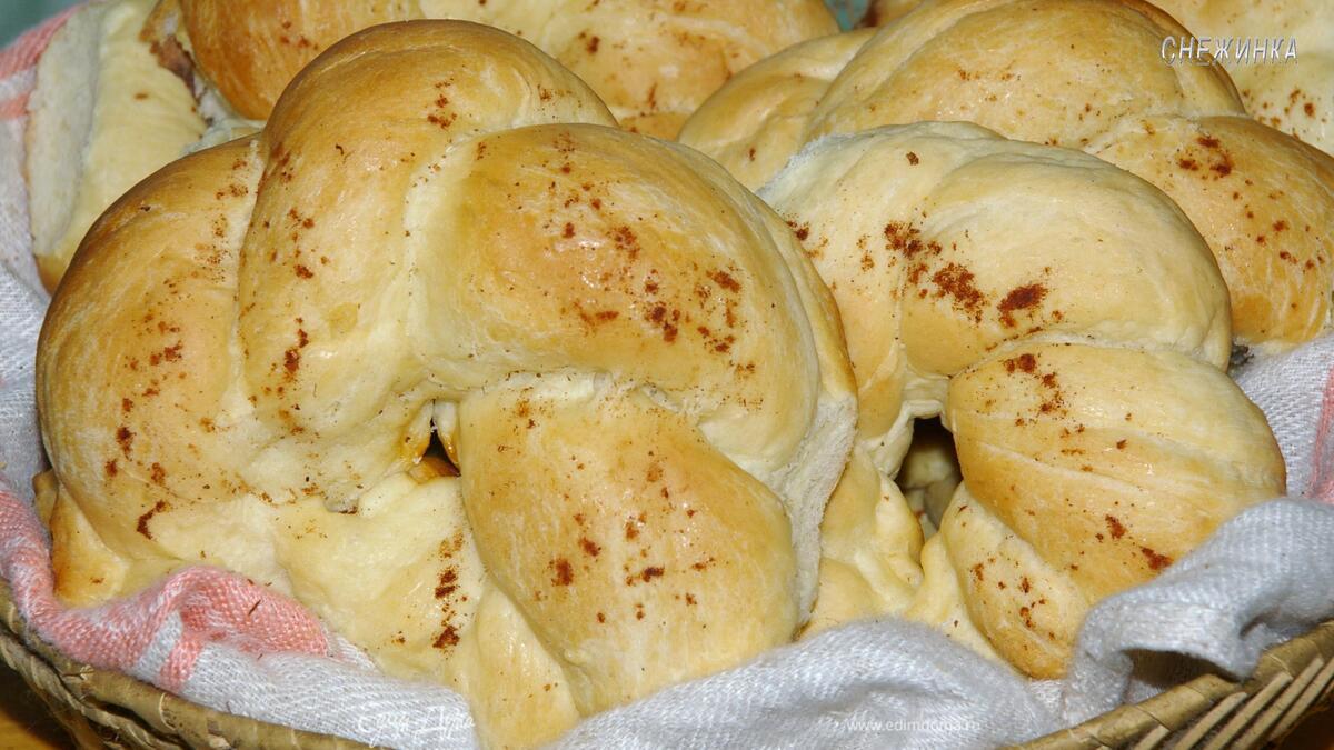 Булочки «ЕДИМ ДОМА» из комбинированного дрожжевого теста