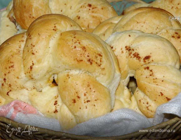 Булочки «ЕДИМ ДОМА» из комбинированного дрожжевого теста