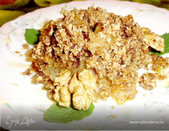 Крамбль яблочный с овсяными хлопьями NordiC