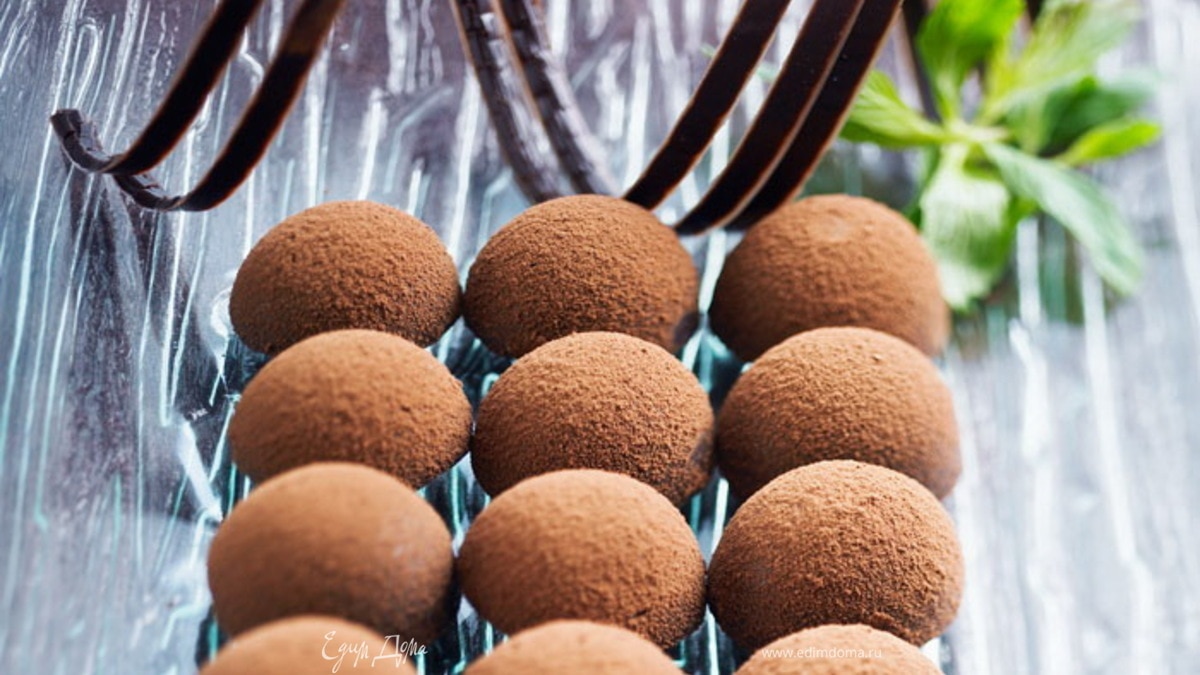 Шоколадные трюфели с пралине из рисовых хлопьев Nordic