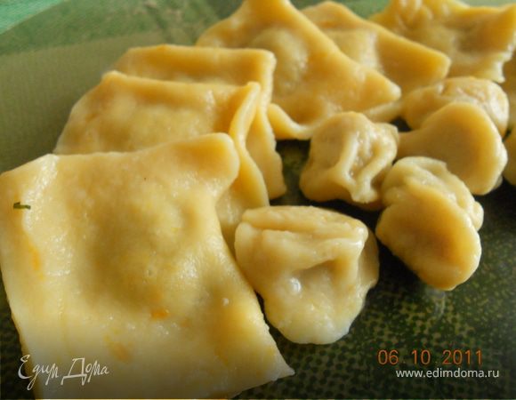 Тыквенные равиоли с курицей Тыквенные равиоли с курицей