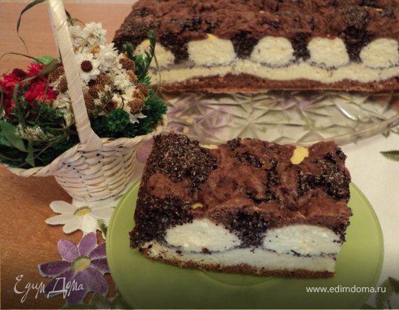 Пляцок творожно-маковый «Лунная дорожка» Пляцок творожно-маковый «Лунная дорожка»