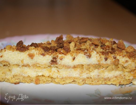 Овсяный тортик "Ванильное сердце" Овсяный тортик "Ванильное сердце"