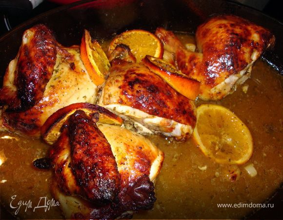 Курица с апельсинами Курица с апельсинами