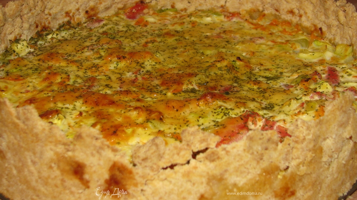 Овощной киш "Осенний поцелуй"