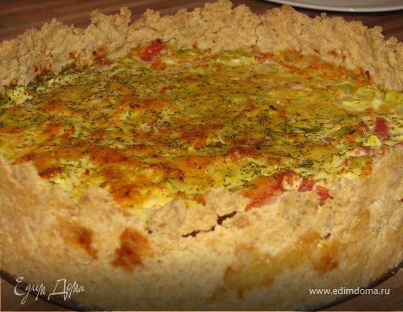 Овощной киш "Осенний поцелуй" Овощной киш "Осенний поцелуй"