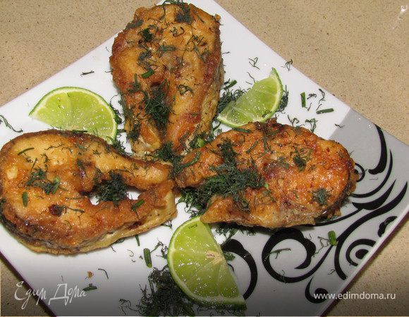 Жареная кефаль Жареная кефаль