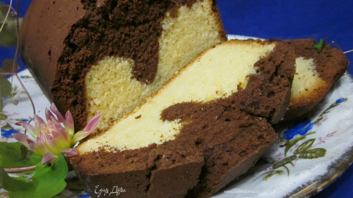 кекс ЧЕРНОЕ-БЕЛОЕ из хлебопечки