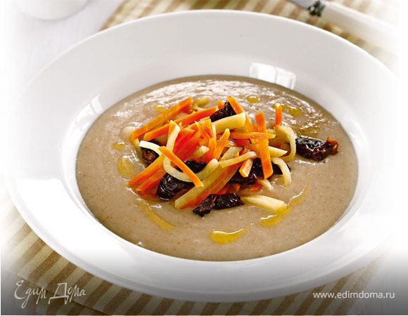 Деревенский суп с ржаными хлопьями Деревенский суп с ржаными хлопьями