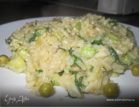 Зеленое ризотто
