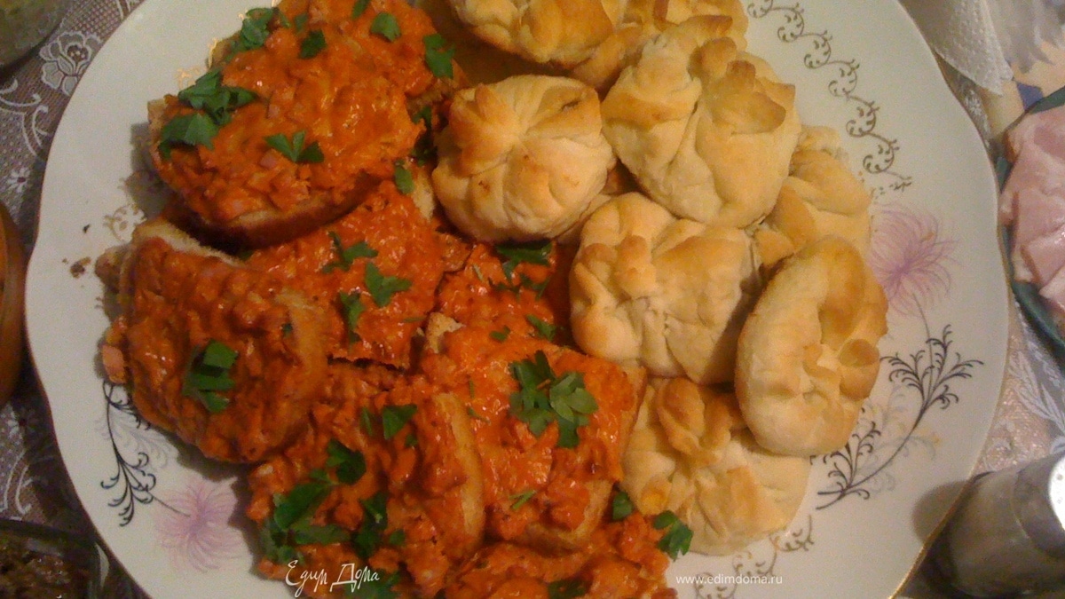 Жульен по-новому и пицца "Минутка"