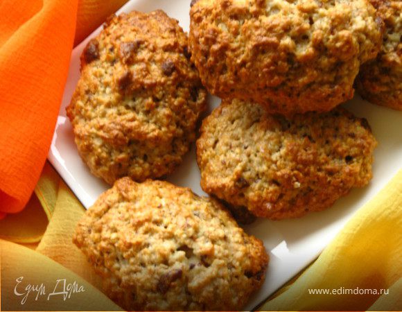 Бананово-овсяное печенье