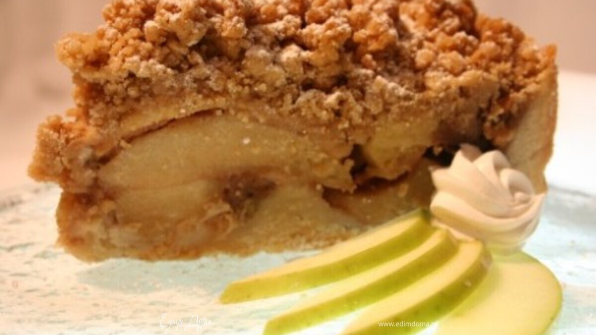 Яблоки в крошке