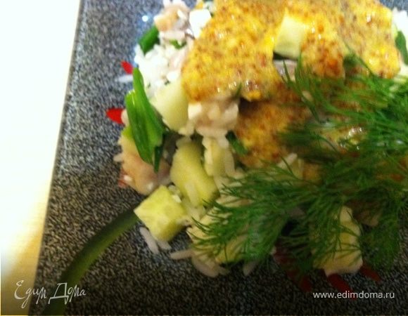 САЛАТИК С СЕЛЬДЬЮ САЛАТИК С СЕЛЬДЬЮ