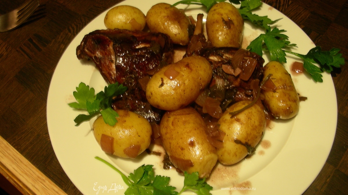 "Пьяный кролик", или кролик в красном вине