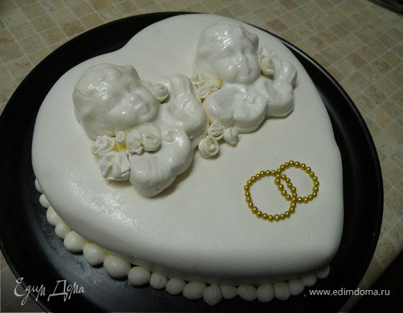 Почти свадебный торт "Совет да любовь"