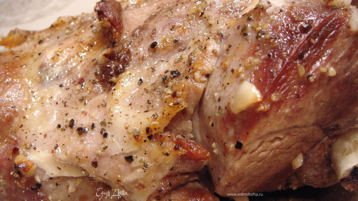 Запеченная ножка барашка