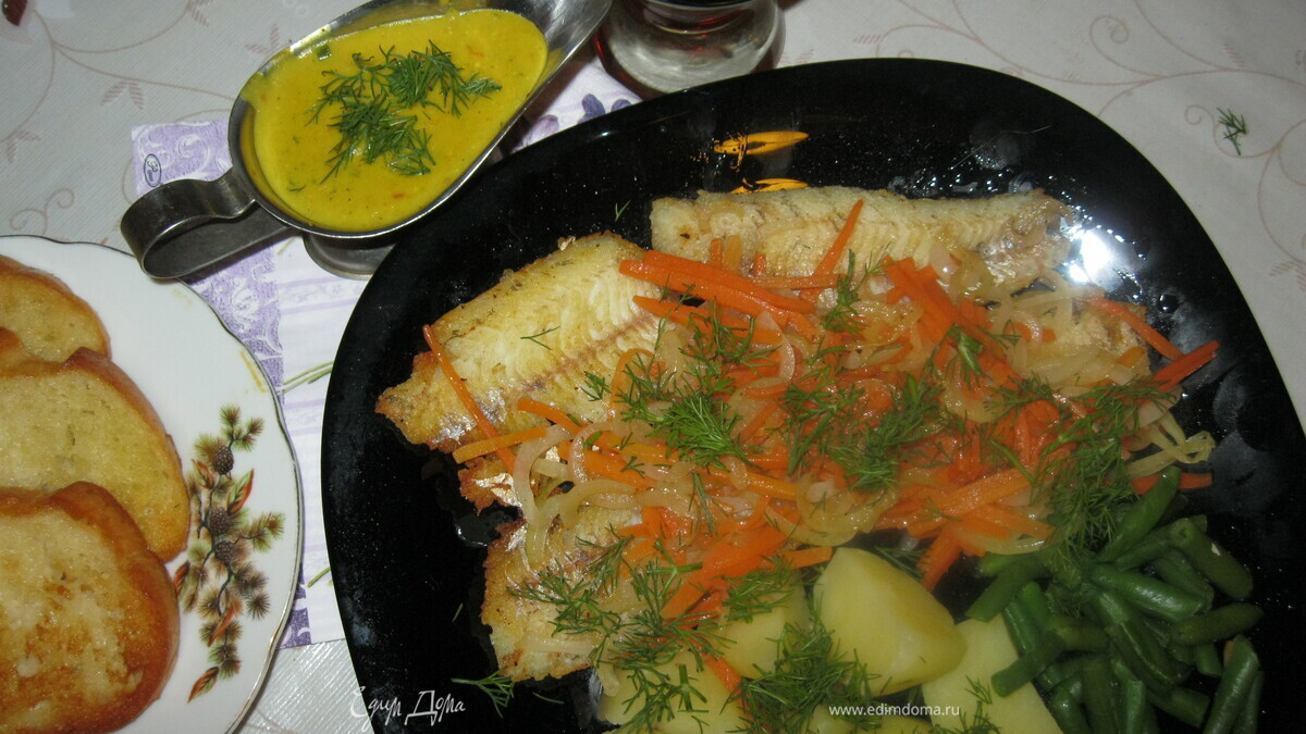 Рыбное филе по-домашнему