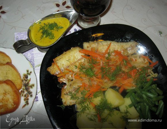 Рыбное филе по-домашнему