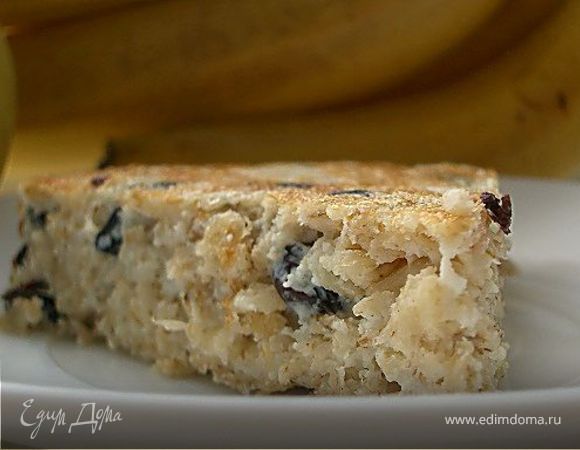Овсяный пирог с изюмом Овсяный пирог с изюмом