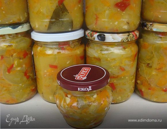 Заготовка на зиму - "Салат из зеленых помидор" Заготовка на зиму - "Салат из зеленых помидор"