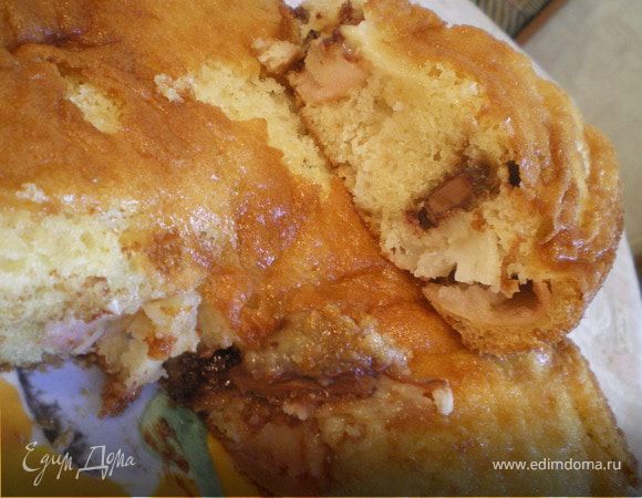 Пирог "Яблочки с шоколадом".