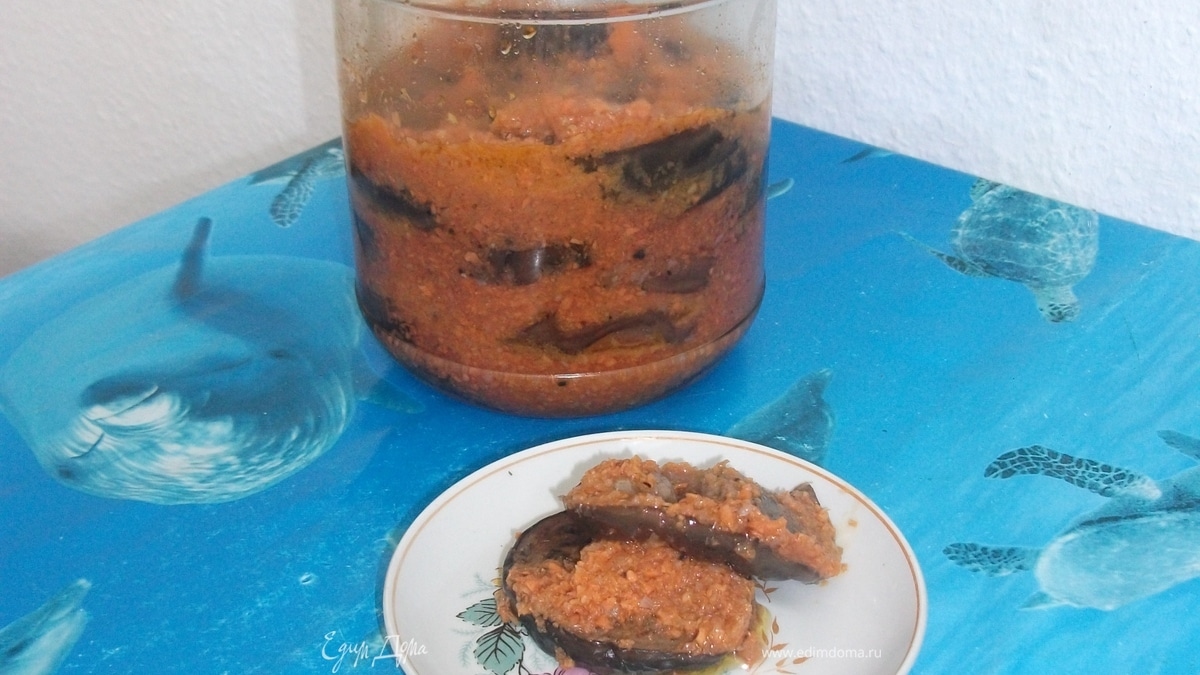 Баклажаны в маринаде на зиму