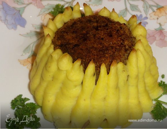 «Подсолнухи» (мясные зразы с хлопьями NordiC)