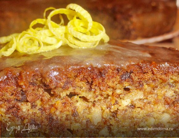 Миндально- шоколадный пирог.