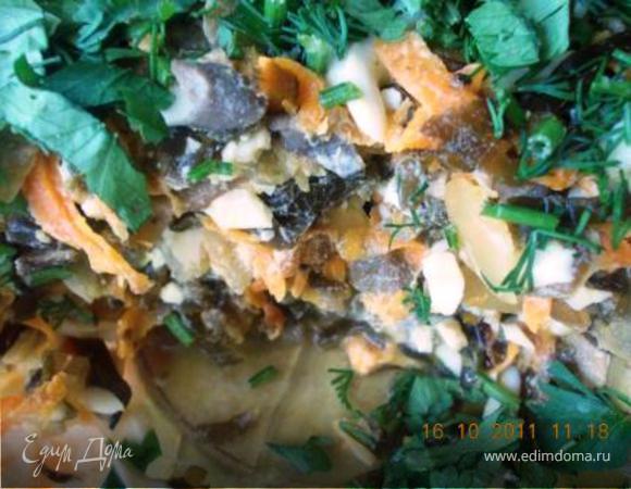 Салат с морской капустой