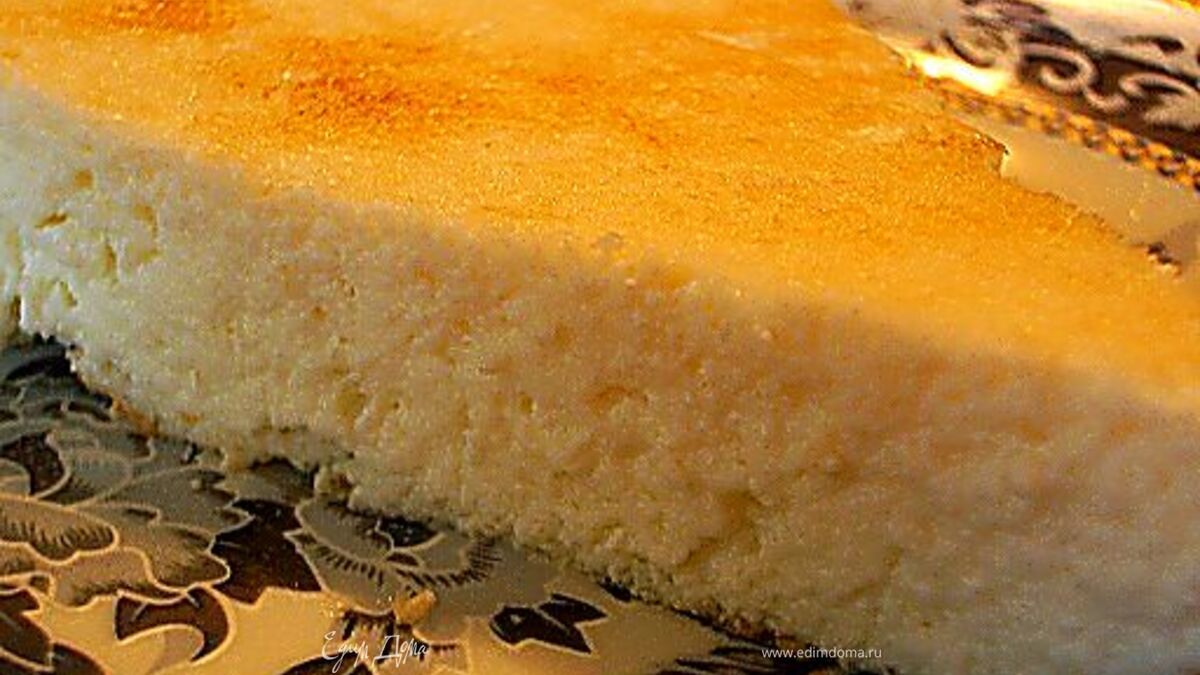 Нежная творожная запеканка без муки и манки