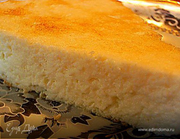Нежная творожная запеканка без муки и манки
