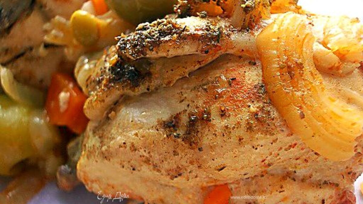 Курица с оливками