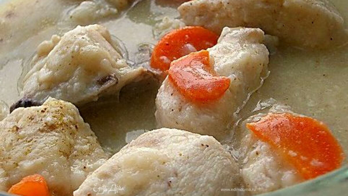 Диетическая курица с подливкой