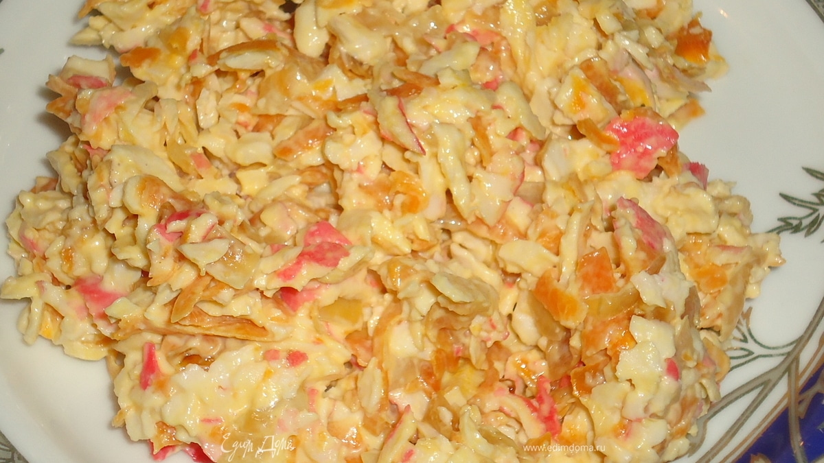 Салат из крабового мяса