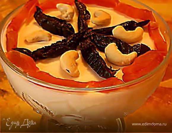 Творожный десерт с сухофруктами Творожный десерт с сухофруктами