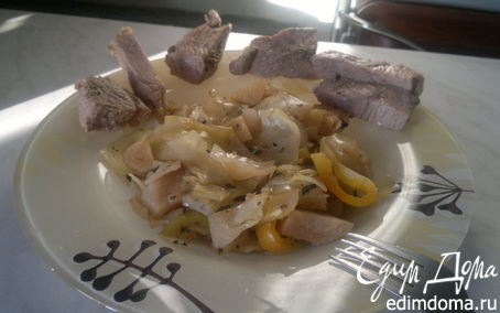 Рецепт Баварский обед ( свинина и капуста )