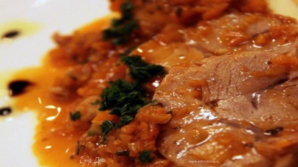 РЕЦЕПТЫ ИЗ ИТАЛЬЯНСКОГО ПУТЕШЕСТВИЯ - Тушеная телятина в овощном соусе с жареным картофелем