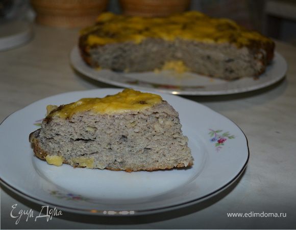 Пирог из мяса и грибов Пирог из мяса и грибов