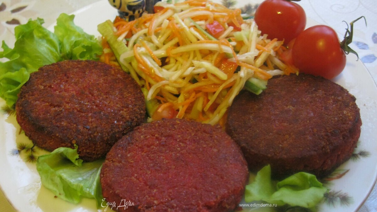 Свекольные котлеты
