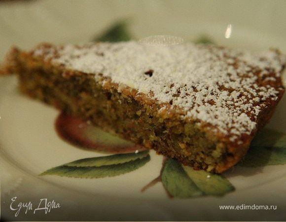 Пирог с миндалем и фисташками Пирог с миндалем и фисташками