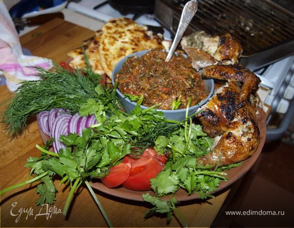 Ужин в кавказском стиле