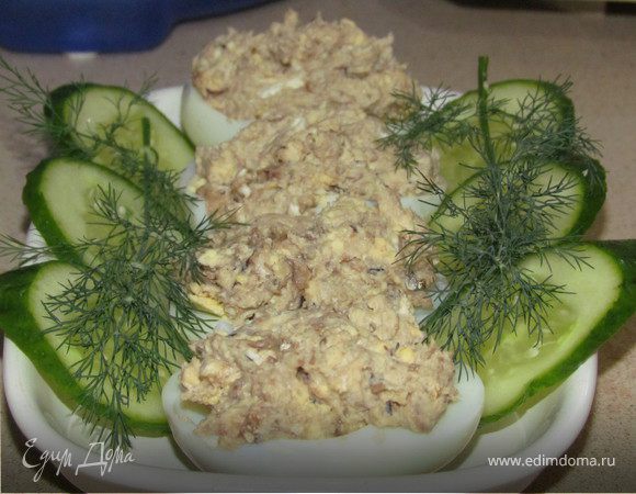 Вариант фаршированных яиц Вариант фаршированных яиц