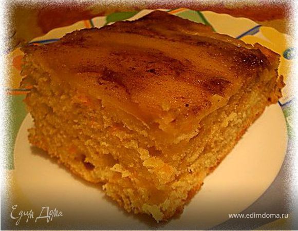 Морковно-яблочный кекс с корицей Морковно-яблочный кекс с корицей