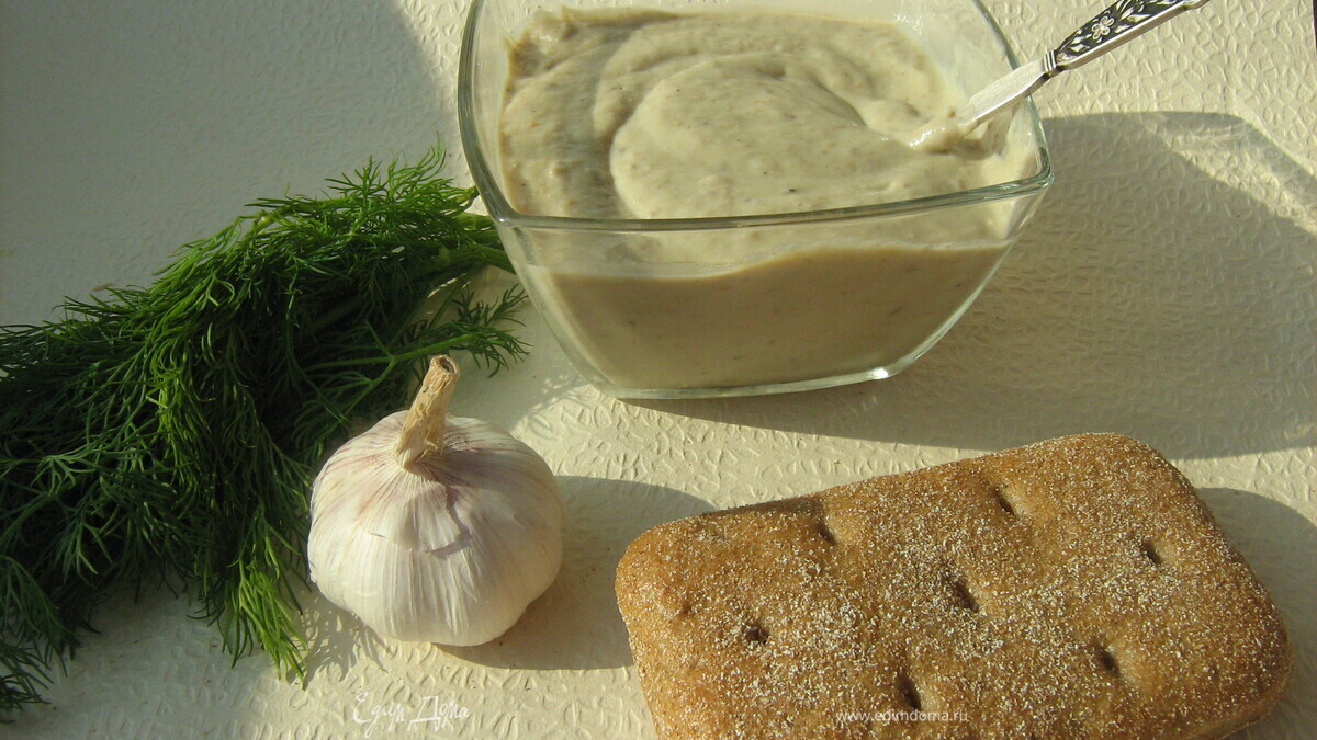 Пюре из баклажанов с йогуртом