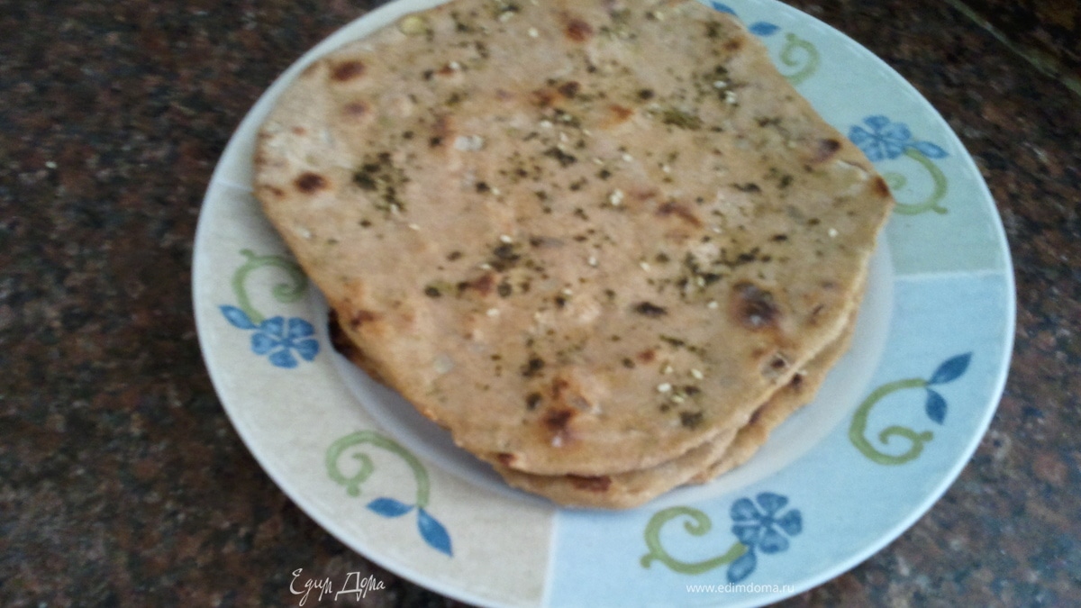 Гороховые а-ля чапати.