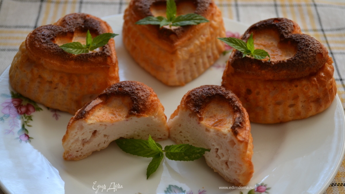 Творожно-йогуртовая запеканка с клубничным вкусом