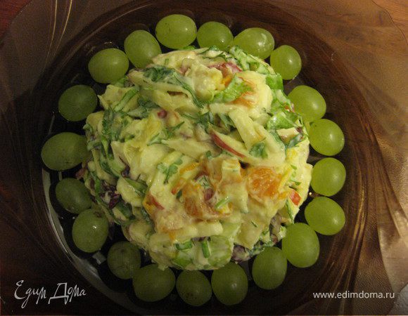 Салат "Нестандартненький подход к фруктам" Салат "Нестандартненький подход к фруктам"