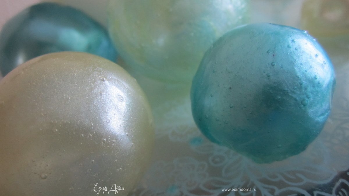 Украшение из желатина "Шарики" МК